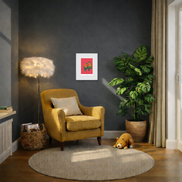 Everlasting Love by Amy Louise, limited edition print, in room
