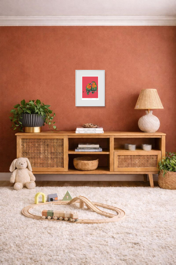 Everlasting Love by Amy Louise, limited edition print, in room