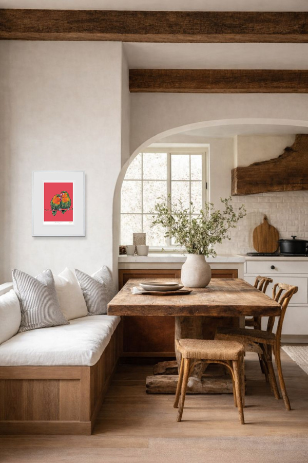 Everlasting Love by Amy Louise, limited edition print, in room