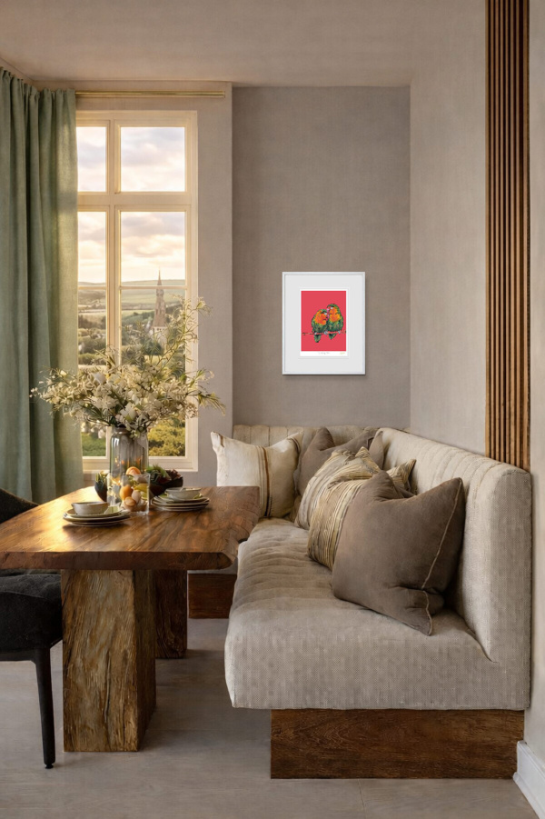 Everlasting Love by Amy Louise, limited edition print, in room