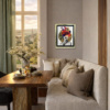 Calypso Miniature by Chuck, limited edition print, in room
