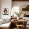 Calypso Miniature by Chuck, limited edition print, in room