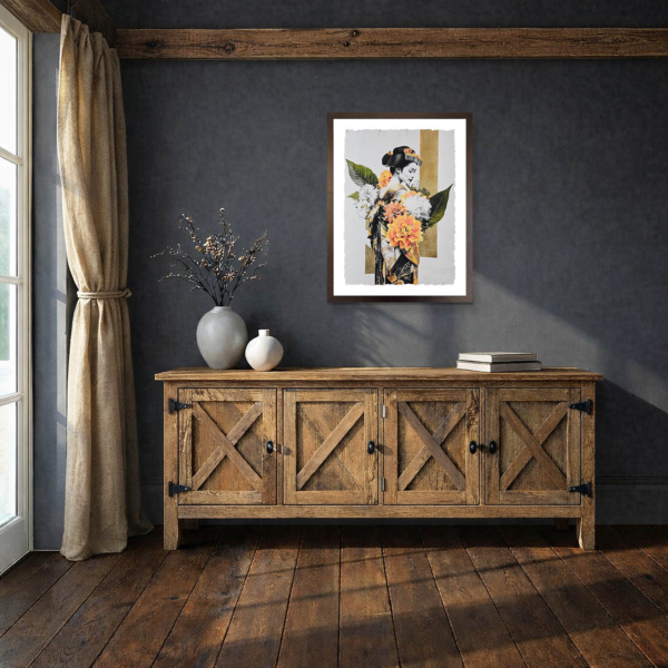 Fukuoka by Chuck, limited edition print, in room