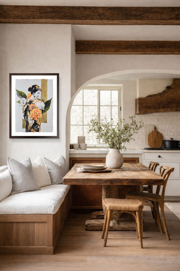 Fukuoka by Chuck, limited edition print, in room