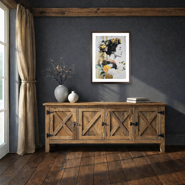 Kyoto by Chuck, limited edition print, in room