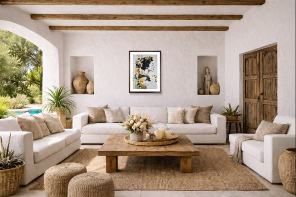 Kyoto by Chuck, limited edition print, in room
