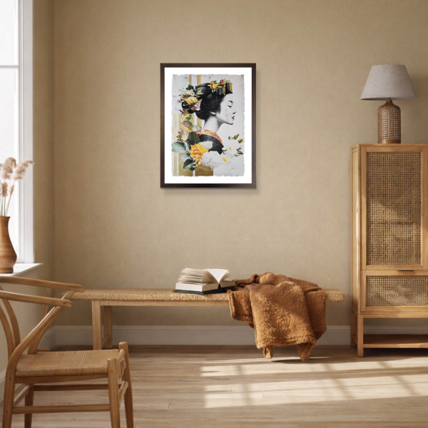 Kyoto by Chuck, limited edition print, in room