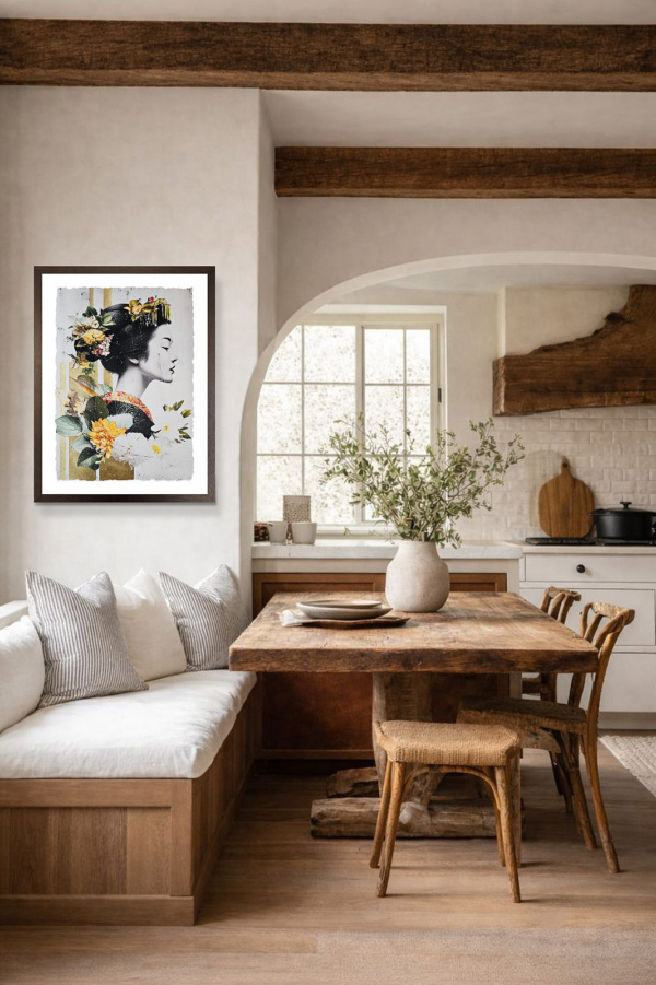 Kyoto by Chuck, limited edition print, in room