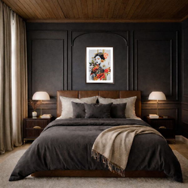 Osaka by Chuck, limited edition print, in room