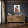Osaka by Chuck, limited edition print, in room