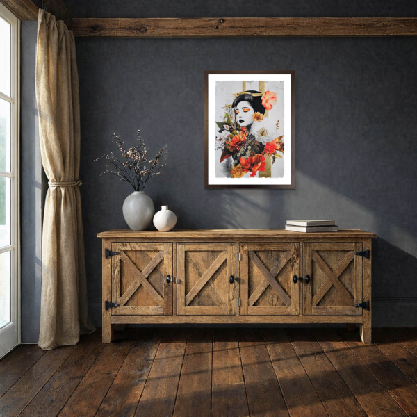 Osaka by Chuck, limited edition print, in room