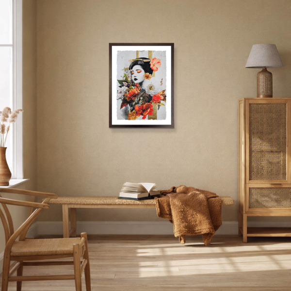 Osaka by Chuck, limited edition print, in room