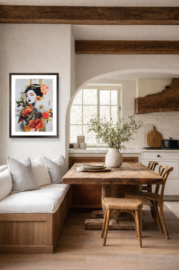 Osaka by Chuck, limited edition print, in room