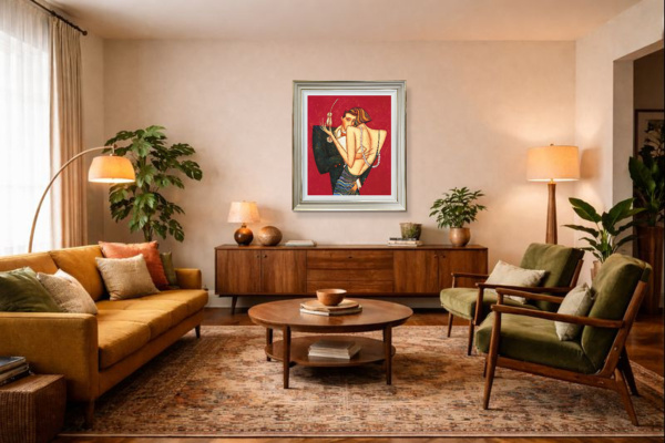 Pearls Of Love by Andrei Protsouk, limited edition print, in room