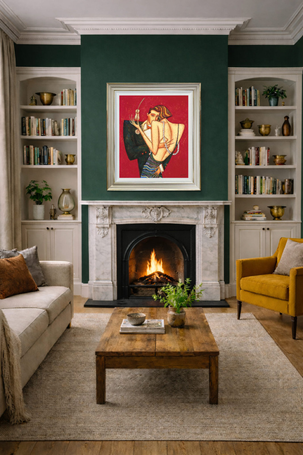 Pearls Of Love by Andrei Protsouk, limited edition print, in room