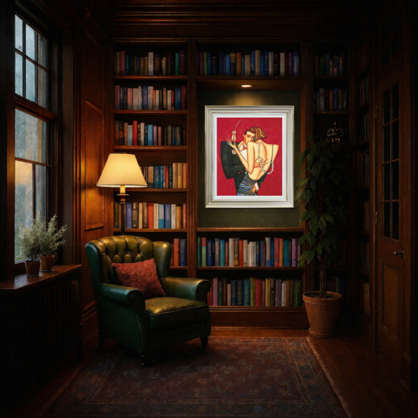Pearls Of Love by Andrei Protsouk, limited edition print, in room
