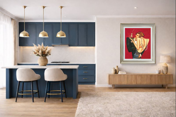 Pearls Of Love by Andrei Protsouk, limited edition print, in room