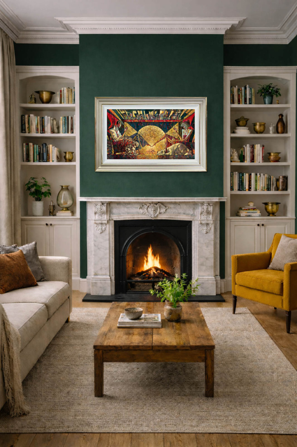 Night Cap by Andrei Protsouk, limited edition print, in room
