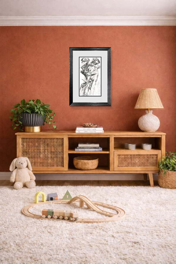 Night Watch Sketch by Andrei Protsouk, limited edition print, in room