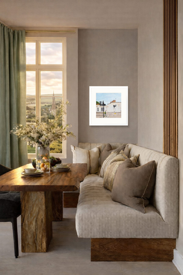 The G.O.A.T by Chris Ross Williamson, limited edition print, in room