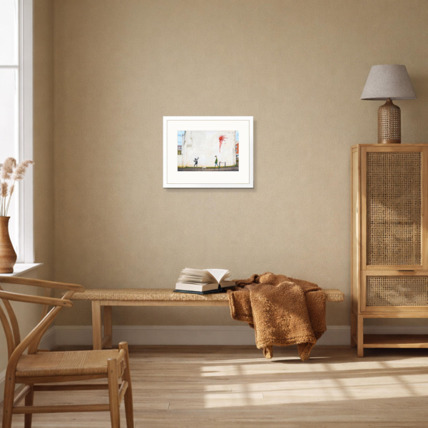 Good Shot! by Chris Ross Williamson, limited edition print, in room