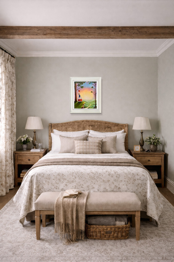 Where You Go I Go by Michael Abrams, limited edition print, in room