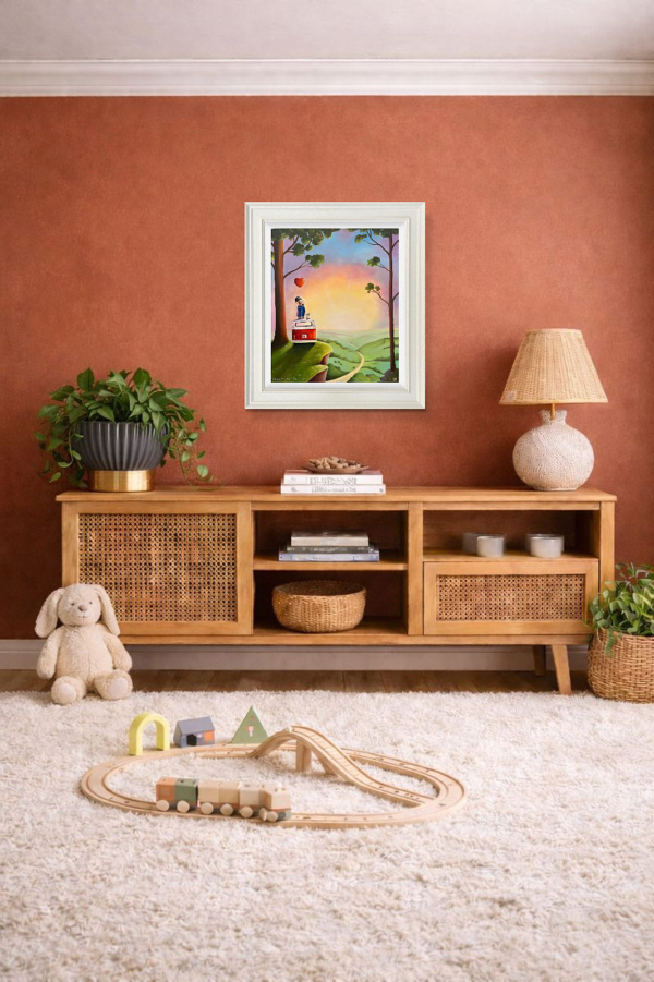 Where You Go I Go by Michael Abrams, limited edition print, in room