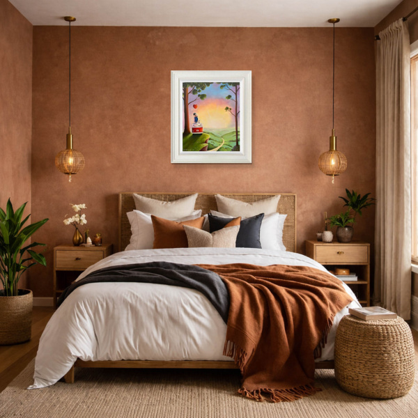 Where You Go I Go by Michael Abrams, limited edition print, in room