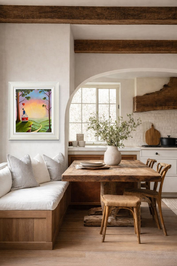Where You Go I Go by Michael Abrams, limited edition print, in room