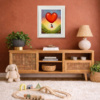 The World Is Ours by Michael Abrams, limited edition print, in room