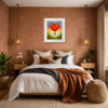 The World Is Ours by Michael Abrams, limited edition print, in room