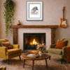 Nah! It’s A Gift by Scott Tetlow, limited edition print, in room