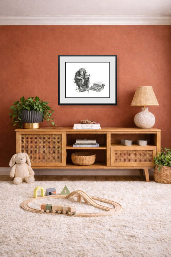 To Thine Own Self Be True by Scott Tetlow, limited edition print, in room