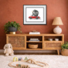It’s Just Rock And Roll by Scott Tetlow, limited edition print, in room