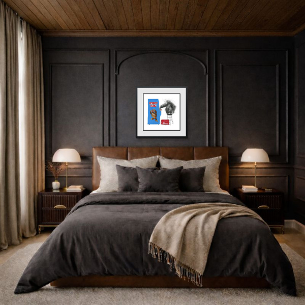 Donkey Kong by Scott Tetlow, limited edition print, in room