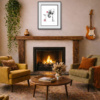 The Gift by Scott Tetlow, limited edition print, in room