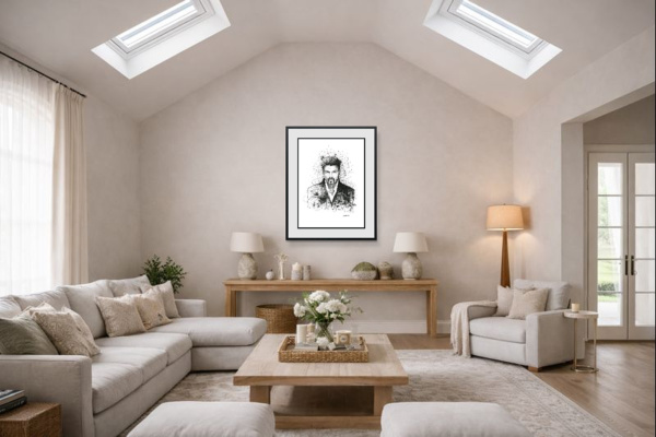 Wham! by Scott Tetlow, limited edition print, in room
