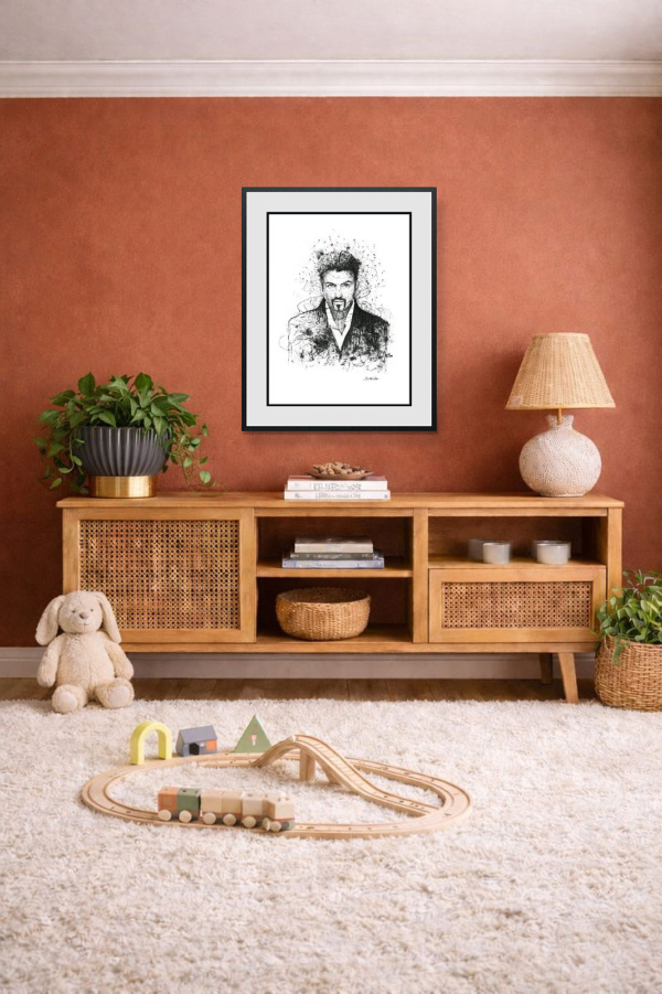 Wham! by Scott Tetlow, limited edition print, in room