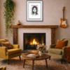 Moves Like Jagger by Scott Tetlow, limited edition print, in room