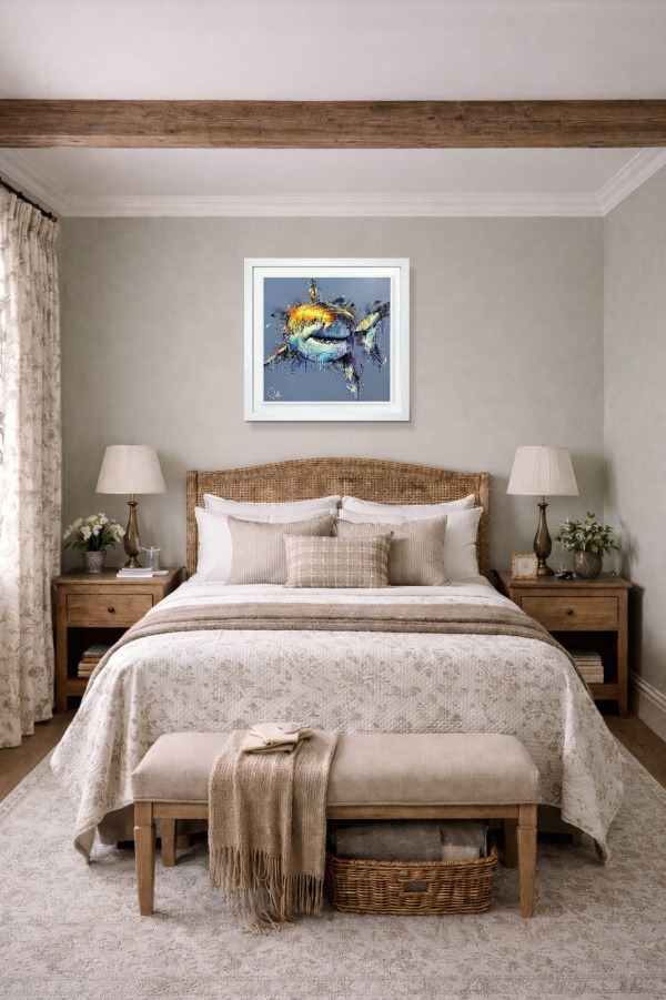 Bruce by Joe Galindo, limited edition print, in room