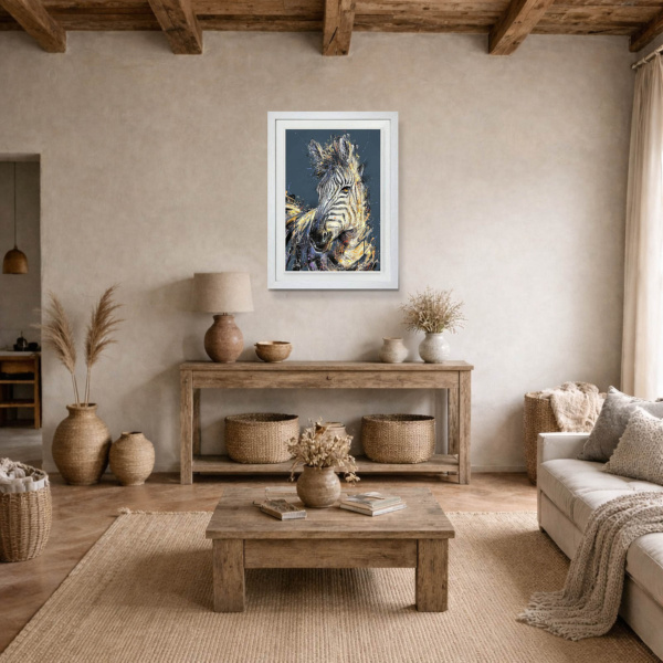 Pearl by Joe Galindo, limited edition print, in room