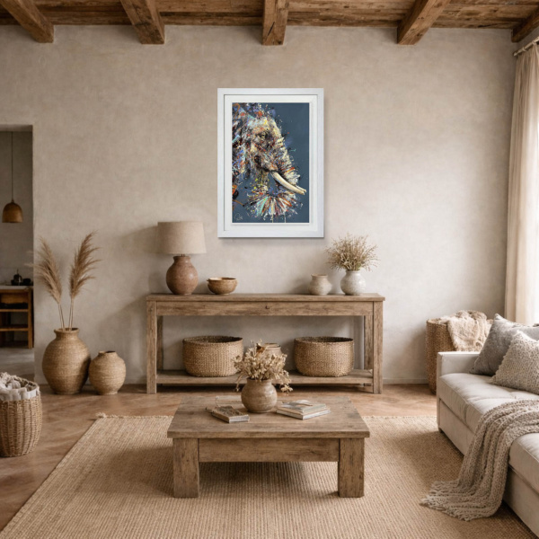 Willow by Joe Galindo, limited edition print, in room