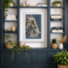 Willow by Joe Galindo, limited edition print, in room