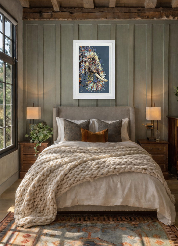 Willow by Joe Galindo, limited edition print, in room