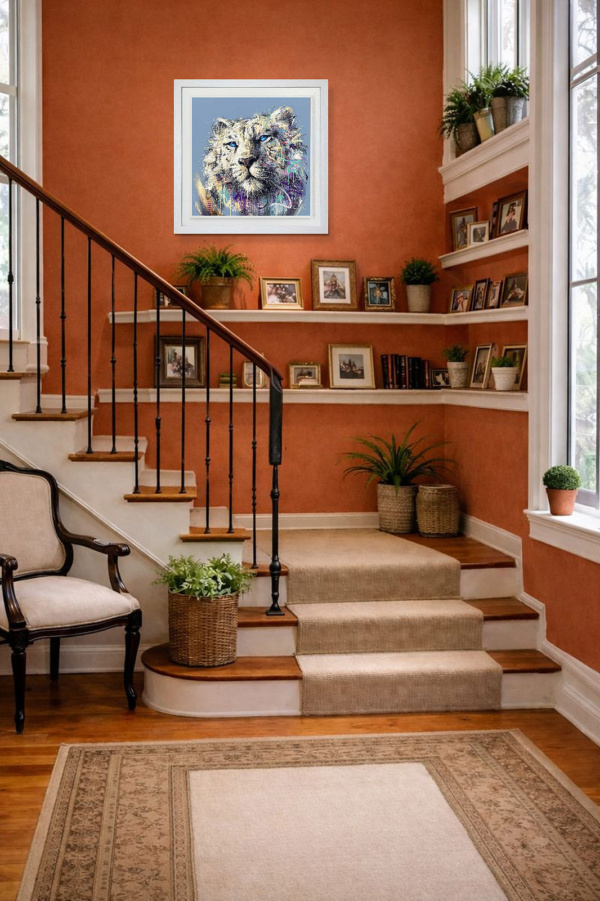 Enzo by Joe Galindo, limited edition print, in room