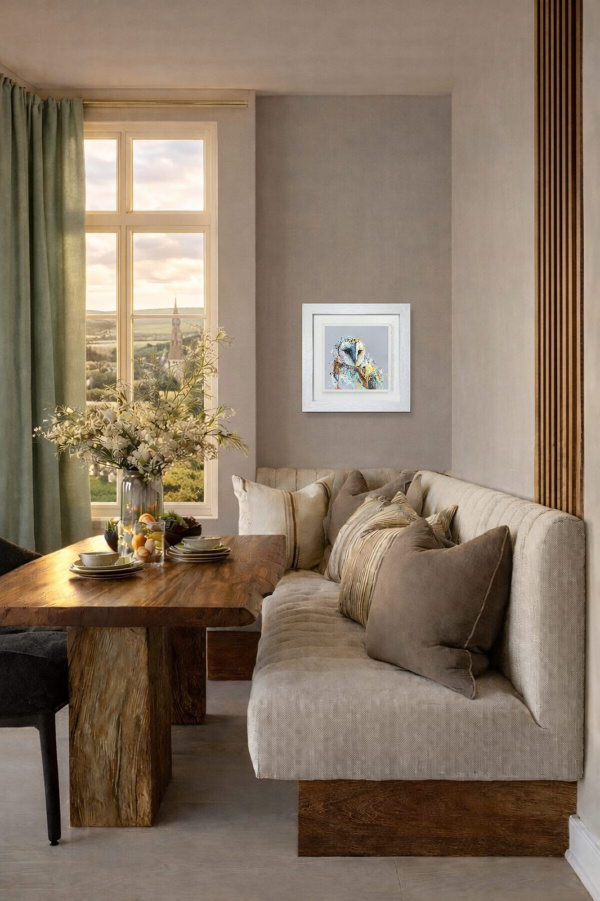 Oliver by Joe Galindo, limited edition print, in room