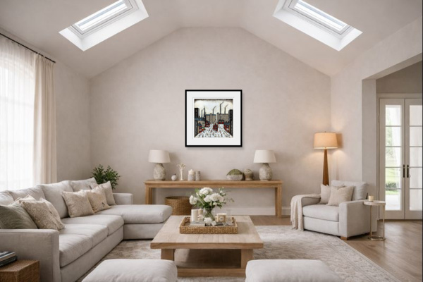 Lost In The Crowd (Limited Edition) by Sean Durkin, limited edition print, in room