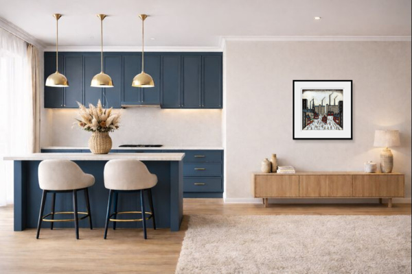 Lost In The Crowd (Limited Edition) by Sean Durkin, limited edition print, in room