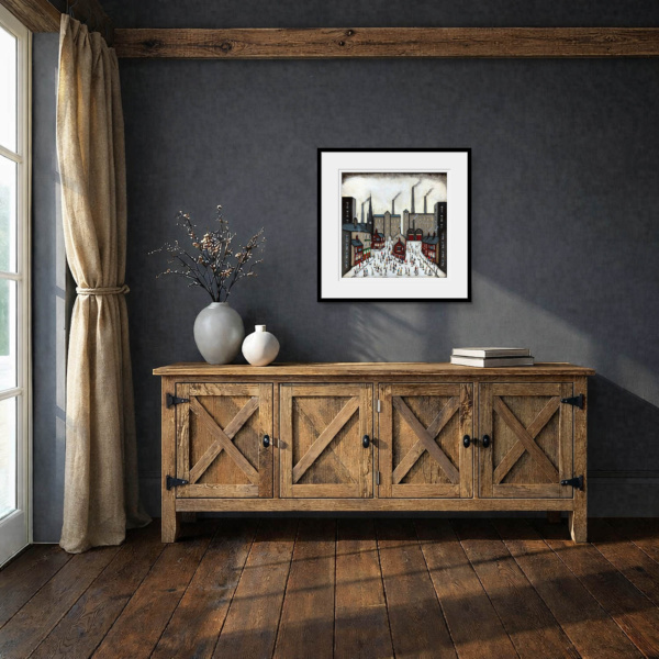 Lost In The Crowd (Limited Edition) by Sean Durkin, limited edition print, in room