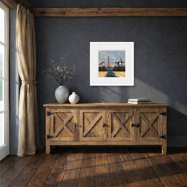 Stand Off (Limited Edition – Large) by Sean Durkin, limited edition print, in room
